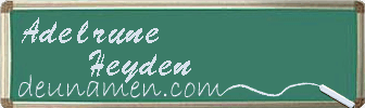 Adelrune Heyden Visitenkarte